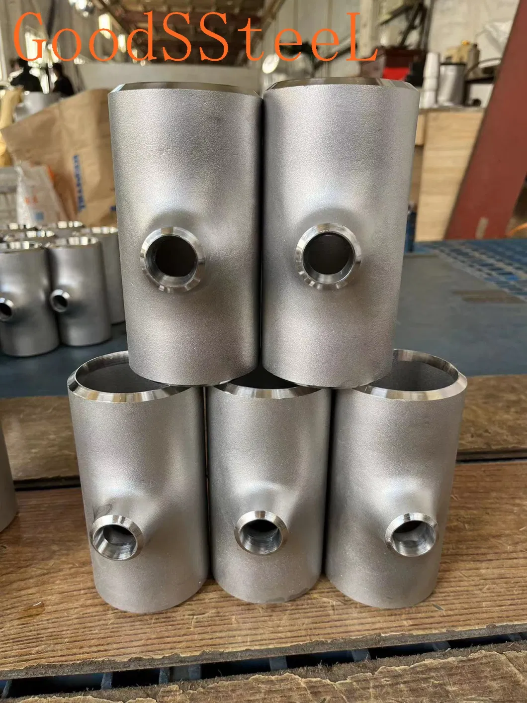 Stainless Steel Equal Tee 316L/304/304L/904L/321 Sch40s B16.9 Weld Pipe Fitting