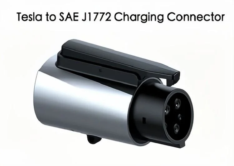 Chinese Factory Cheap Selling Electric Car Adapter Compact Tesla to SAE J1772 Charging Pile Adapter 60A 250VAC