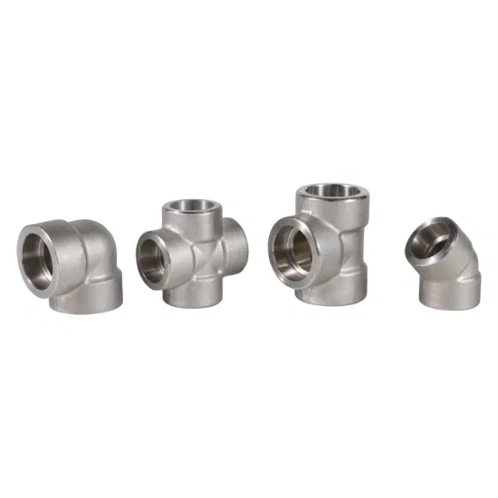 Sw NPT Male Female Hot DIP Galvanized 2000 3000 6000 9000 Socket Weld Threaded Thread Union Coupling Nipple Tee Elbow High Pressure Forged Steel Pipe Fitting